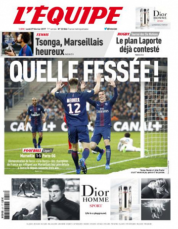 L’equipe du Lundi 27 Février 2017