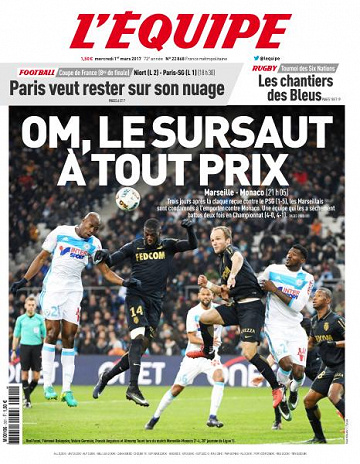L’equipe du Mercredi 1 Mars 2017
