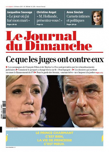 Le Journal du Dimanche du 26 Fvrier 2017