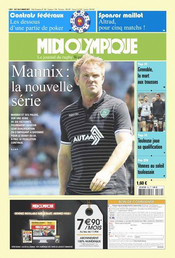 Midi Olympique Vert du 3 au 5 Mars 2017