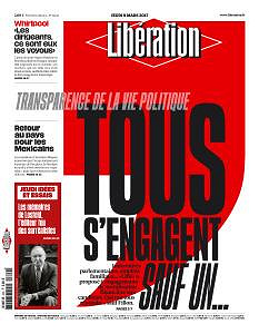 Libération du Jeudi 9 Mars 2017