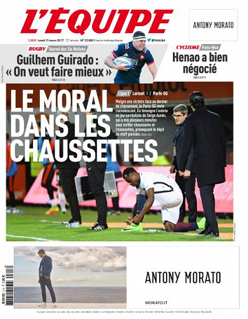 L’equipe du Lundi 13 Mars 2017