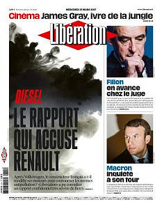 Libération du Mercredi 15 Mars 2017