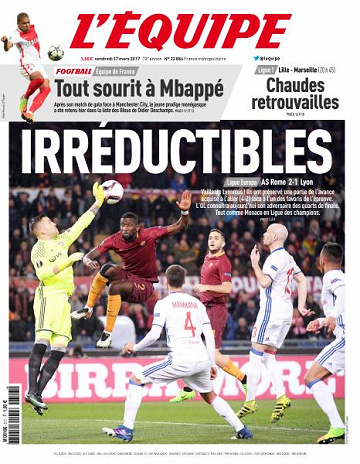 Lequipe du Vendredi 17 Mars 2017