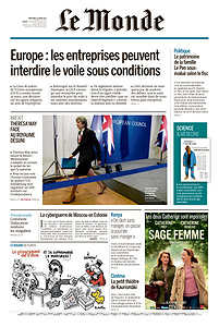 Le Monde du Mercredi 15 Mars 2017