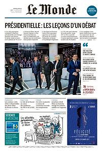 Le Monde du Mercredi 22 Mars 2017