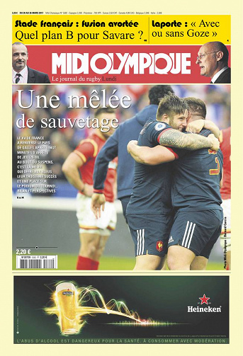 Midi Olympique Rouge lundi 20 mars 2017