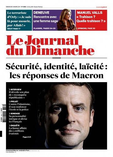 Le Journal du Dimanche du 19 Mars 2017