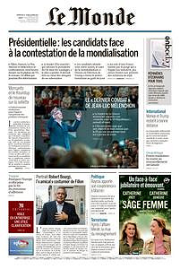 Le Monde du Dimanche 19 et Lundii 20 Mars 2017