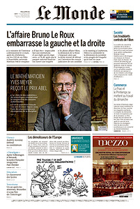 Le Monde du Jeudi 23 Mars 2017