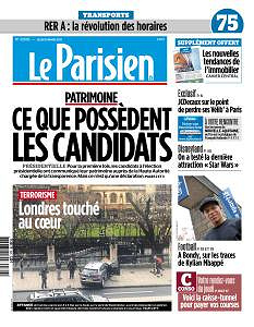 Le Parisien du Jeudi 23 Mars 2017