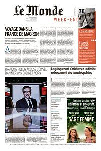 Le Monde du Samedi 18 Mars 2017