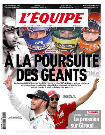 L’equipe du Vendredi 24 Mars 2017