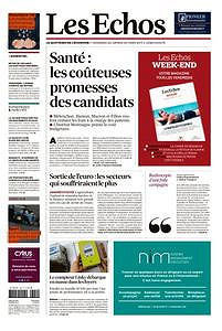 Les Echos du Vendredi 24 Mars 2017