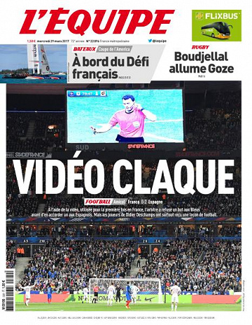 L’equipe du Mercredi 29 Mars 2017