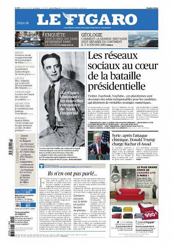 Le Figaro du Jeudi 6 Avril 2017
