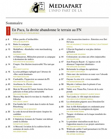 Médiapart du 04 Avril 2017
