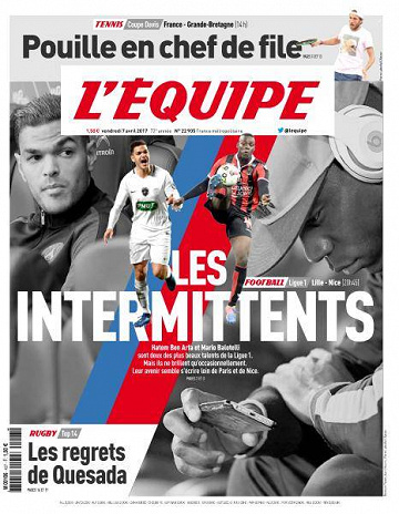 L’equipe du Vendredi 7 Avril 2017