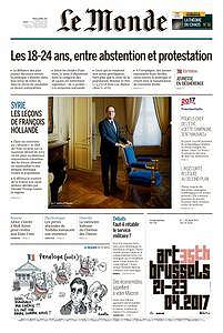 Le Monde du Jeudi 13 Avril 2017
