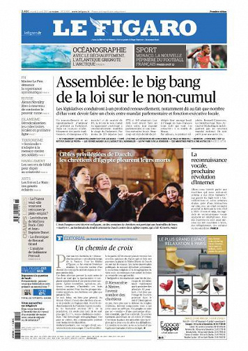 Le Figaro du Mardi 11 Avril 2017