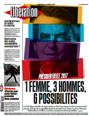 Libération du Mercredi 12 Avril 2017