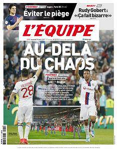 L’equipe du Vendredi 14 Avril 2017