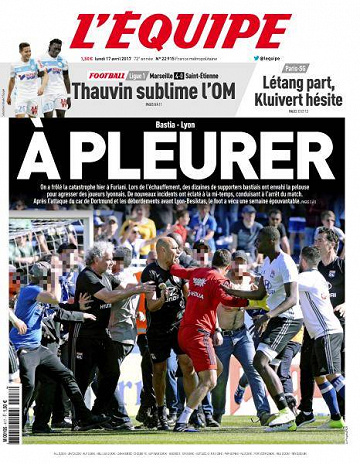 L’equipe du Lundi 17 Avril 2017