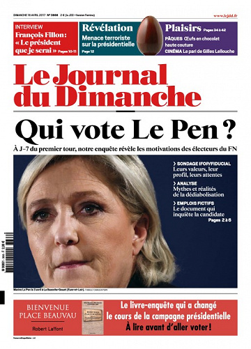 Le Journal du Dimanche N°3666 - 16 Avril 2017