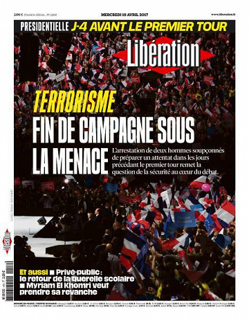 Libération du Mercredi 19 Avril 2017