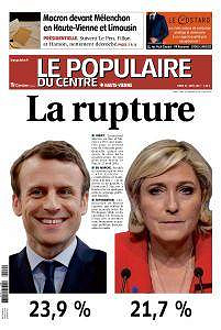 Le Populaire du Centre du Lundi 24 Avril 2017