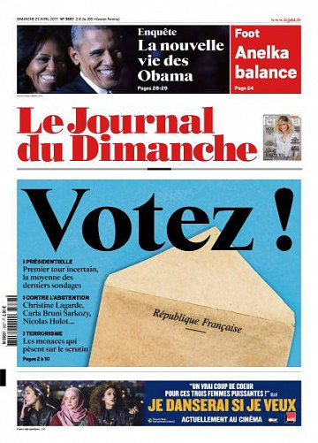 Le Journal du Dimanche du 23 Avril 2017