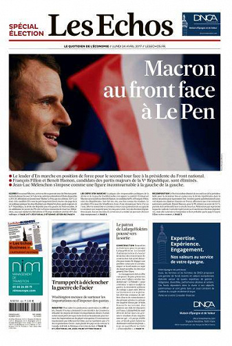Les Echos du Lundi 24 Avril 2017