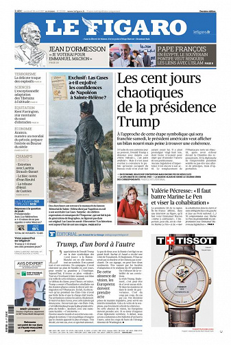Le Figaro vendredi 28 avril 2017