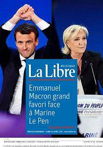 La Libre Belgique du Lundi 24 Avril 2017