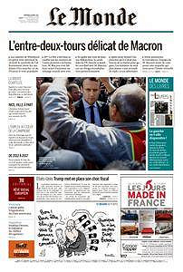 Le Monde du Vendredi 28 Avril 2017
