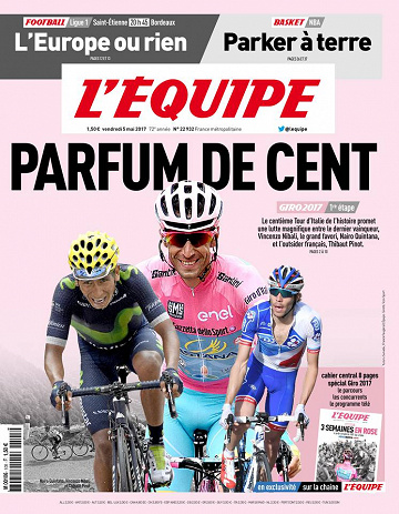 L’Équipe vendredi 05 mai 2017