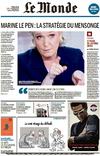 Le Monde du Vendredi 5 Mai 2017