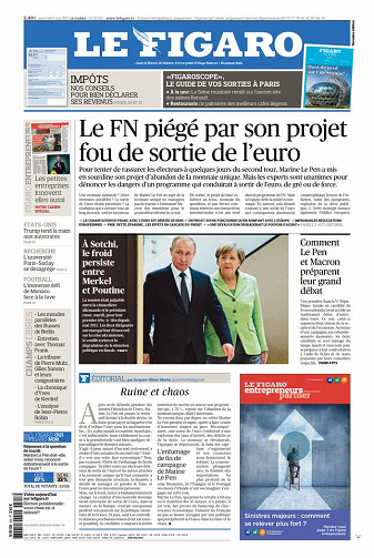 Le Figaro & Figaroscope du mercredi 03 mai 2017