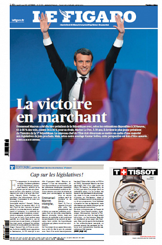 Le Figaro du Lundi 8 mai 2017