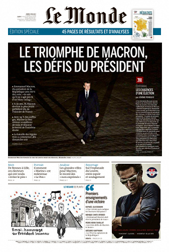 Le Monde du Mardi 9 Mai 2017