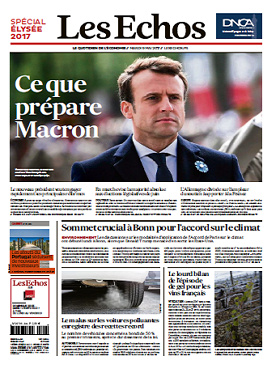 Les Echos + les échos société du mardi 9 mai 2017