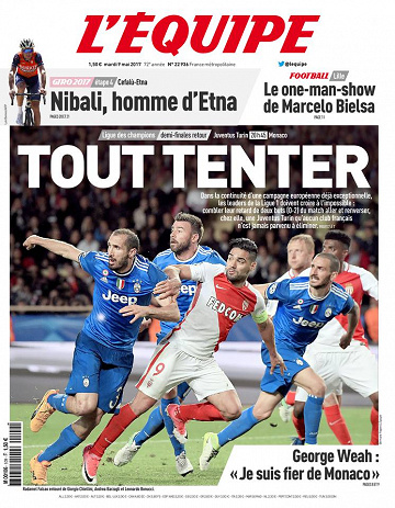 L’Équipe du mardi 09 mai 2017
