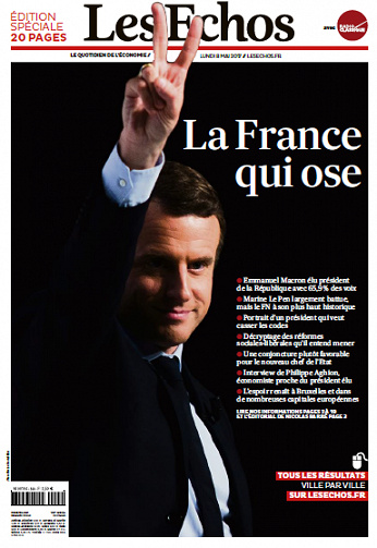 Les Echos du Lundi 08 Mai 2017