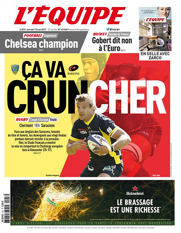 L’Équipe du Samedi 13 Mai 2017