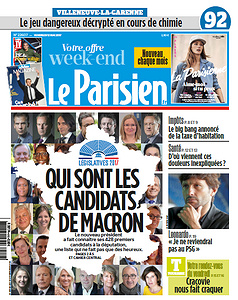 Le Parisien du Vendredi 12 Mai 2017