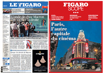 Le Figaro + FigarScope du Mercredi 17 Mai 2017