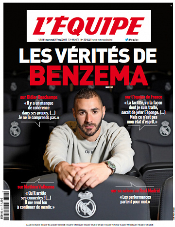 L’Équipe du Mercredi 17 Mai 2017