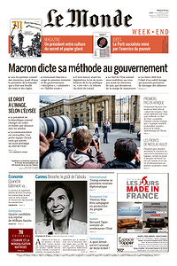 Le Monde du Samedi 20 Mai 2017