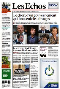 Les Echos du Jeudi 18 Mai 2017