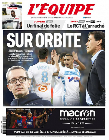 L’Équipe samedi 20 mai 2017